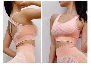 Women Comfortable and Breathable Fitness Yoga Set - 2 Piece