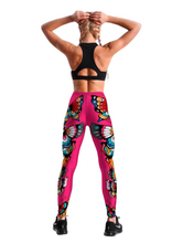 Load image into Gallery viewer, Women&#39;s Two Sided Butterflies Yoga Gym Fitness Leggings