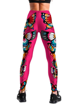 Load image into Gallery viewer, Women&#39;s Two Sided Butterflies Yoga Gym Fitness Leggings