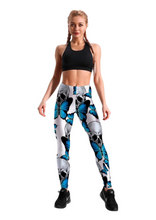 Load image into Gallery viewer, Women&#39;s Butterfly Skull Yoga Gym Fitness Leggings