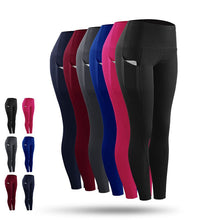 Load image into Gallery viewer, Women's High Elastic Leggings with Pocket Sportswear Compression Pants