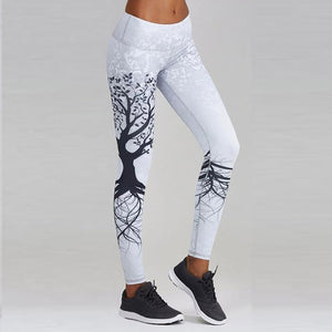 Women's Tree Yoga Gym Fitness Leggings