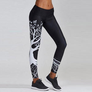 Women's Tree Yoga Gym Fitness Leggings