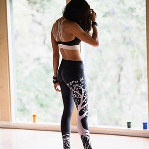 Women's Tree Yoga Gym Fitness Leggings