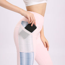 Load image into Gallery viewer, Women Gym Yoga Fitness Workout Activewear Leggings in Light Grey with Pocket