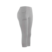 Load image into Gallery viewer, Women Sports Running Active Capri Leggings With Side Pockets