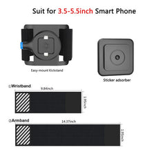 Load image into Gallery viewer, Quick Release Armband Phone Holder For Men Women - Perfect For Cycling Gym Running Hiking