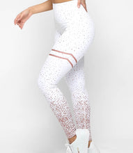 Load image into Gallery viewer, Women Leggings Metallic Foil Print Sports Yoga Pants