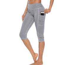 Load image into Gallery viewer, Women&#39;s High Waist Capri Pants With Pockets