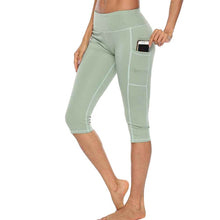 Load image into Gallery viewer, Women&#39;s High Waist Capri Pants With Pockets