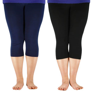 Women Bamboo Fiber Workout Plus Size Leggings