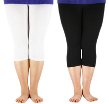 Load image into Gallery viewer, Women Bamboo Fiber Workout Plus Size Leggings