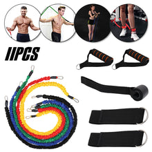Load image into Gallery viewer, Latex Resistance Bands Yoga Tubes Pull Rope For CrossFit Training Exercise - Rubber Expander Elastic Bands Fitness with Bag 12Pcs/Set