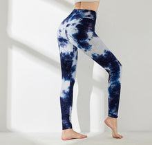 Load image into Gallery viewer, Women Leggings Tie Dye Print Sports Yoga Pants