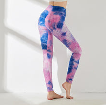 Load image into Gallery viewer, Women Leggings Tie Dye Print Sports Yoga Pants