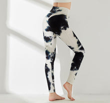 Load image into Gallery viewer, Women Leggings Tie Dye Print Sports Yoga Pants