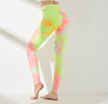 Load image into Gallery viewer, Women Leggings Tie Dye Print Sports Yoga Pants