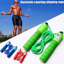 Load image into Gallery viewer, Fitness Jump Ropes with Counter Sports Adjustable Fast Speed Counting sponge Jump Skip Rope Skipping Wire examination rope
