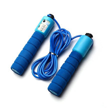 Load image into Gallery viewer, Fitness Jump Ropes with Counter Sports Adjustable Fast Speed Counting sponge Jump Skip Rope Skipping Wire examination rope