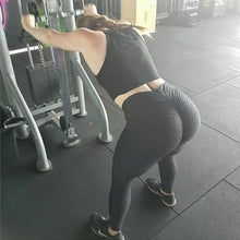Load image into Gallery viewer, Women High Waist Fitness Leggings With Push Up Effect