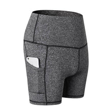 Load image into Gallery viewer, Women High Waist Gym Yoga Sports Workout Running Fitness Short With Side Pocket