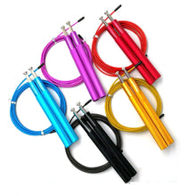 Load image into Gallery viewer, New Sports Steel Wire Skipping Skip Adjustable Jump Rope Crossfit Fitnesss Equimpment Exercise Workout 3 Meters