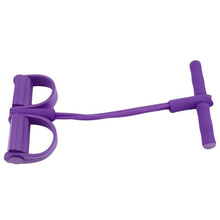 Load image into Gallery viewer, 4 Tube Pedal Ankle Puller Elastic Sit Up Pull Rope For Abdomen, Waist, Arm, Yoga Stretching Perfect For Indoor Workout