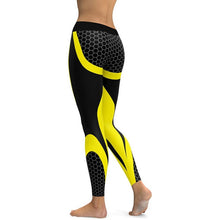Load image into Gallery viewer, Women Mesh Pattern Leggings in 2 Colour Pattern Print