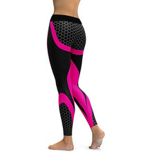 Load image into Gallery viewer, Women Mesh Pattern Leggings in 2 Colour Pattern Print