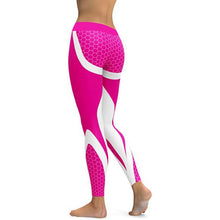 Load image into Gallery viewer, Women Mesh Pattern Leggings in 2 Colour Pattern Print