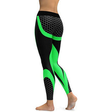Load image into Gallery viewer, Women Mesh Pattern Leggings in 2 Colour Pattern Print